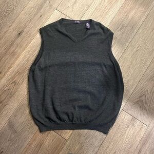 J. ASHFORD | 100% merino wool sweater vest, size XL